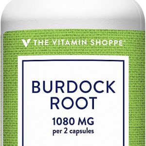 Burdock Root (Arctium Lappa) 1080mg – A Traditional Herb That Supports Detoxification (100 Capsules) by The Vitamin Shoppe