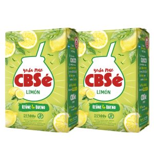 CBSe Yerba Mate Limon | Lemon Herbal Tea 500 gr. (2 Pack) Gluten Free – Product of Argentina