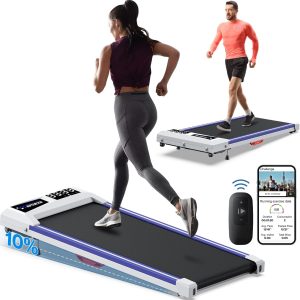 COZYINN 10% Incline Walking Pad – 2.5HP 7.6MPH 340+lb Capacity Treadmills for Home, Portable Foldable Adjustable Incline Treadmill with 41 * 16inch Wide Running Area, Mute Control, Works with KINOMAP