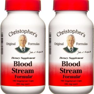 Christopher’s Original Formulas Cleanse Blood Stream, 100 Capsules, Pack of 2 – Natural Detox Support