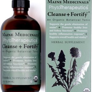 Cleanse + Fortify Organic Liver Detox and Kidney Cleanse with Adaptogens 8 fl oz (16 Servings) USDA Certified Organic