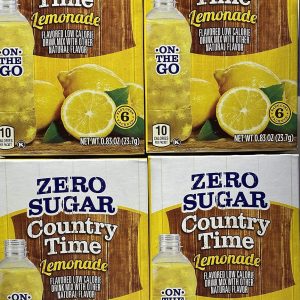 Country Time Lemonade Sugar Free On the Go! 6 Packets Powder (pack of 4) Gluten Free