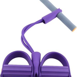 Elastic Stretch Band Pull Rope Expander Foot Pedal Bodybuilding Foam Body Trimmer Exercise Training Equipment Training Stretching Slimming Tool Fitness Tube (Color :)