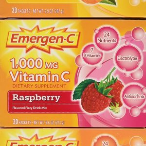 Emergen-c Vitamin C 1000mg 90 Packets 3 Variety Cartons NET Wt 29.1 ounce (828g)