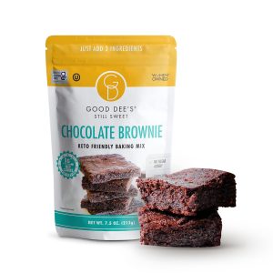 Good Dee’s Chocolate Brownie Mix | Keto Baking Mix | Sugar-Free, Gluten-Free, Grain-Free, Nut-Free, Soy-Free & Low Carb Baking Mix | Diabetic, Atkins & WW Friendly (Pack of 1)