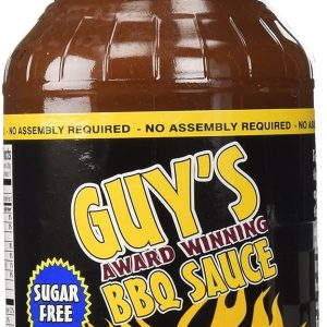 Guy’s Original Bbq Sauce, 18 Oz – Rich Original Flavor, Keto Bbq Sauce, Gluten-free Barbecue Sauce| No High Fructose Corn Syrup, Sugar Free Barbeque Sauce.