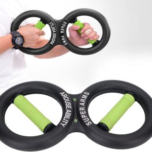 Hand Grip Strengthener, Arm Strength Exercise Tool 8 Shaped Circulation Wrist Strength Training Fitness Tool, 10kg Strength Training Grip Strengtheners Grip Strength Trainer, Hand Exerciser Bars