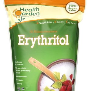 Health Garden Erythritol Sugar Free Sweetener – All Natural – Non GMO – Kosher- Keto Friendly (5 lbs)