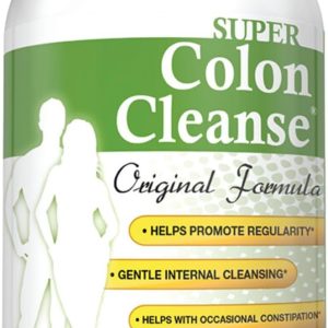 Health Plus Super Colon Cleanse Original Formula (1991-2018), 300 Capsules, 6 Cleanses – Digestive Support, Constipation Relief with Psyllium Husk and Senna Leaf