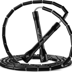 Honor Athletics 2.0 Beaded Jump Rope – Adjustable with Unbreakable Handles & Shatterproof Beads for Enhanced Fitness Training