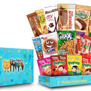 International Snack Box, Premium Exotic Foreign Snack Food Gifts, Turkish Snack Box, Variety Taste Care Package, International Assortment Bulk Snacks, Asian European Chocolates, Delight Mystery Pack