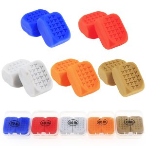 Jawline Exerciser, Jaw Trainer for Men and Women, Facial Fitness Tool, Jaw Muscle Strengthener, 5 Resistance Levels, Set of 10