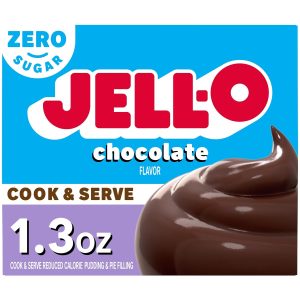 Jell-O Cook & Serve Chocolate Sugar Free & Fat Free Pudding & Pie Filling Mix, 24 ct Pack, 1.3 oz Boxes