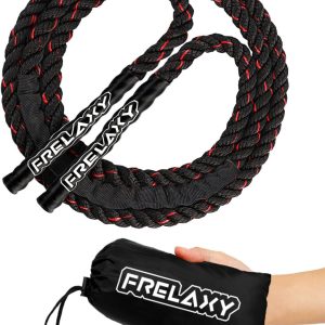 Jump Rope 1LB, Weighted Jump Rope for beginners, Heavy Jump Ropes for Fitness, Total Body Workouts, Weight Loss, Strength Training, Compact Skipping Rope for Home Gym Workout Equipment