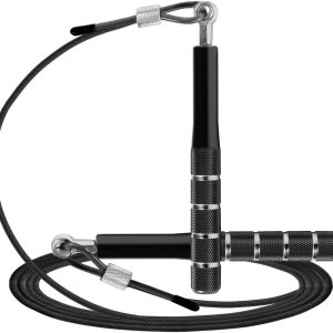 Jump Rope, Wastou Speed Jumping Rope for Training Fitness Exercise, Adjustable Adults Workout Skipping Rope for Men, Women, Kids, Girls