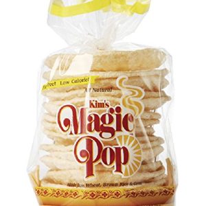 Kim’s Magic Pop Original Flavor 12-Pack: Freshly Popped Rice Cakes, Healthy Grain Snack, 0 Weight Watchers Point