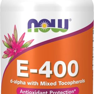 NOW Supplements, Vitamin E-400 IU, Mixed Tocopherols, Antioxidant Protection*, 100 Softgels