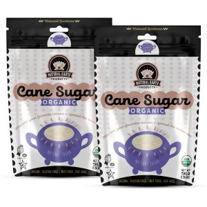 Natural Earth Products – Organic Cane Sugar – Natural Sugar – Vegan, Gluten-Free, Nut-Free, Fat-Free, Kosher – 3 Lb (2-Pack, Total of 6 Lb)