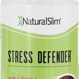 NaturalSlim Stress Defender L Tyrosine & Pantothenic Acid (Vitamin B5) – Natural Supplements for Energy, Focus, Cortisol Level and Stress Support – Keto Friendly – 180 Vegetable Capsules