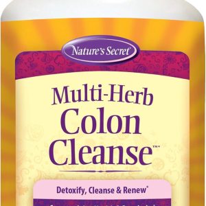 Nature’s Secret Multi-Herb Colon Cleanse Supports Digestive Health and Regularity, 275 Tablets