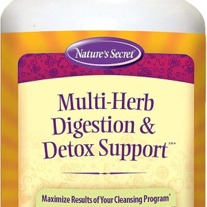 Nature’s Secret Multi Herb Digestion and Detox Support Economy Diet Supplement, 275 Count