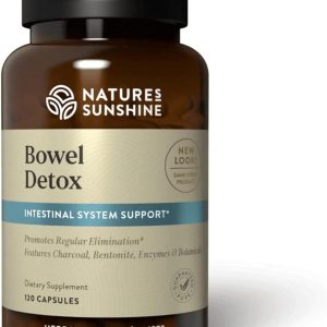 Nature’s Sunshine Bowel Detox, 120 Capsules | Colon Cleanse Detox Supplement to Promote Regular Elimination and Cleansing of the Digestive System
