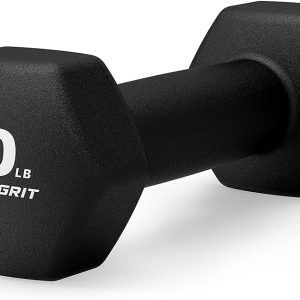 Neoprene Coated Hex Shaped Dumbbell Hand Weight For Home Gym Exercise Sizes 2, 3, 5, 6, 8, 10, 15 LB