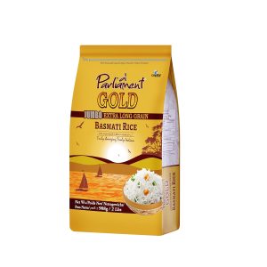 Parliament Gold Jumbo Extra Long Basmati Rice | Indian Risotto | All Natural | Vegan | Gluten Friendly | NON-GMO | Aged Perfection | Luxurious Taste | Product of India (10, Pounds)