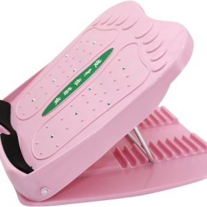 Portable Foldable Slant Board/Balance Board, Adjustable Calf Stretcher Fitness Step, Yoga Training Tool with 10-Level Incline, 400 lbs Capacity