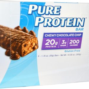 Pure Protein Choc Chip C Size 6ct Pure Protein Chocolat Chip Bar 1.76z