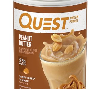 Quest Nutrition Peanut Butter Protein Powder, 23g Protein, 1g Sugar, Low Carb, Gluten Free, 1.6 Pound, 23 Servings
