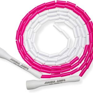 Segmented Jump Rope for Fitness and Exercise – Adjustable Jump Ropes with Plastic Handles – Tangle-Free Skipping Rope for Crossfit, Gym, Cardio and Endurance Training – Jumping Rope for Workout