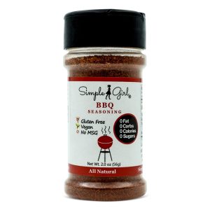 Simple Girl BBQ Seasoning – Sugar Free – Natural Herbs and Spices – Carb Free – Gluten Free – MSG Free – Diabetic Friendly – Compatible With Most Low Calorie Diets