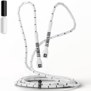 Sportbit Beaded Jump Rope for Fitness – Elite Skipping Rope for Adults (Women and Men) – Speed Jump Rope for Workouts, CrossFit, Boxing – Lightweight Tangle-Free Adjustable Jump Rope