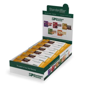Standard Process StandardBar – Gluten-Free Protein Bar with Whole Food Formula of Calcium, Potassium, and More – Vegetarian – 18 Bar Pack – Cocoa Crisp