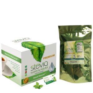 Stevia Intl Organic Stevia Powder. All-Natural Stevia Sweetener, Best for Sugar Substitute, Highly Concentrated & 100% Pure Stevia Extract. 0 Calorie, 0 Carb, Diabetic & Keto Friendly (100-Packets) (Packaging May Vary)