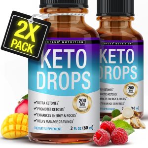 Toplux Keto Diet Drops Ketogenic Supplement – Premium Formula to Support Ketosis, Better Absorption Liquid, Garcinia Cambogia, for Men & Women