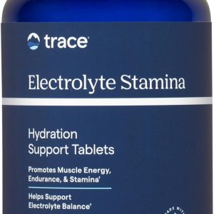 Trace Minerals Electrolyte Stamina – Heart Health & Hydration Support – Electrolyte Supplement Aids Muscle Cramp Relief & Endurance – Mineral Supplement with Magnesium – 300 Tablets (50 Servings)