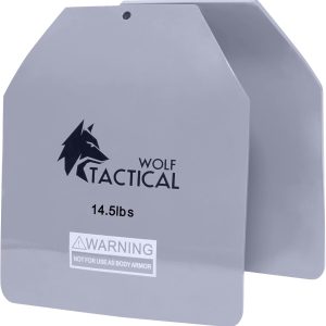 WOLF TACTICAL Curved Weight Vest Plates – 5.75/8.75/14.5LB Pairs – Contoured Ergonomic Fit – WODs, Strength Training, Running, Heavy Workouts