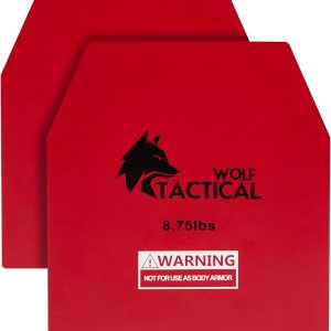 WOLF TACTICAL Weight Vest Plates – 5.75/8.75/14.5/19.75LB Pairs – WODs, Strength Training, Running, Heavy Workouts