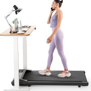 Walking Pad, Under Desk Walking Pad Treadmills for Home/Office, Mini Walking Pad for Home, 2 in 1 Walking Portable Desk Treadmill with Remote Control&LED Display