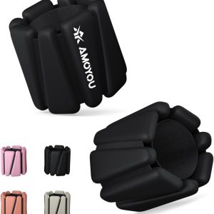 Wrist & Ankle Weights for Women – Adjustable Ankle Weights 2 lbs (Set of 2, 1 lb Each), Weighted Leg & Arm Weights for Walking, Pilates, Yoga, Cardio & Strength Training