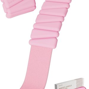 Wrist Weights | Ankle Weights for Women – 1LB Each | Weighted Bracelet for Yoga, Walking, Running, Pilates, Aerobics, Strength Training | Arm & Leg Bangles Weights | Home Gym Workouts