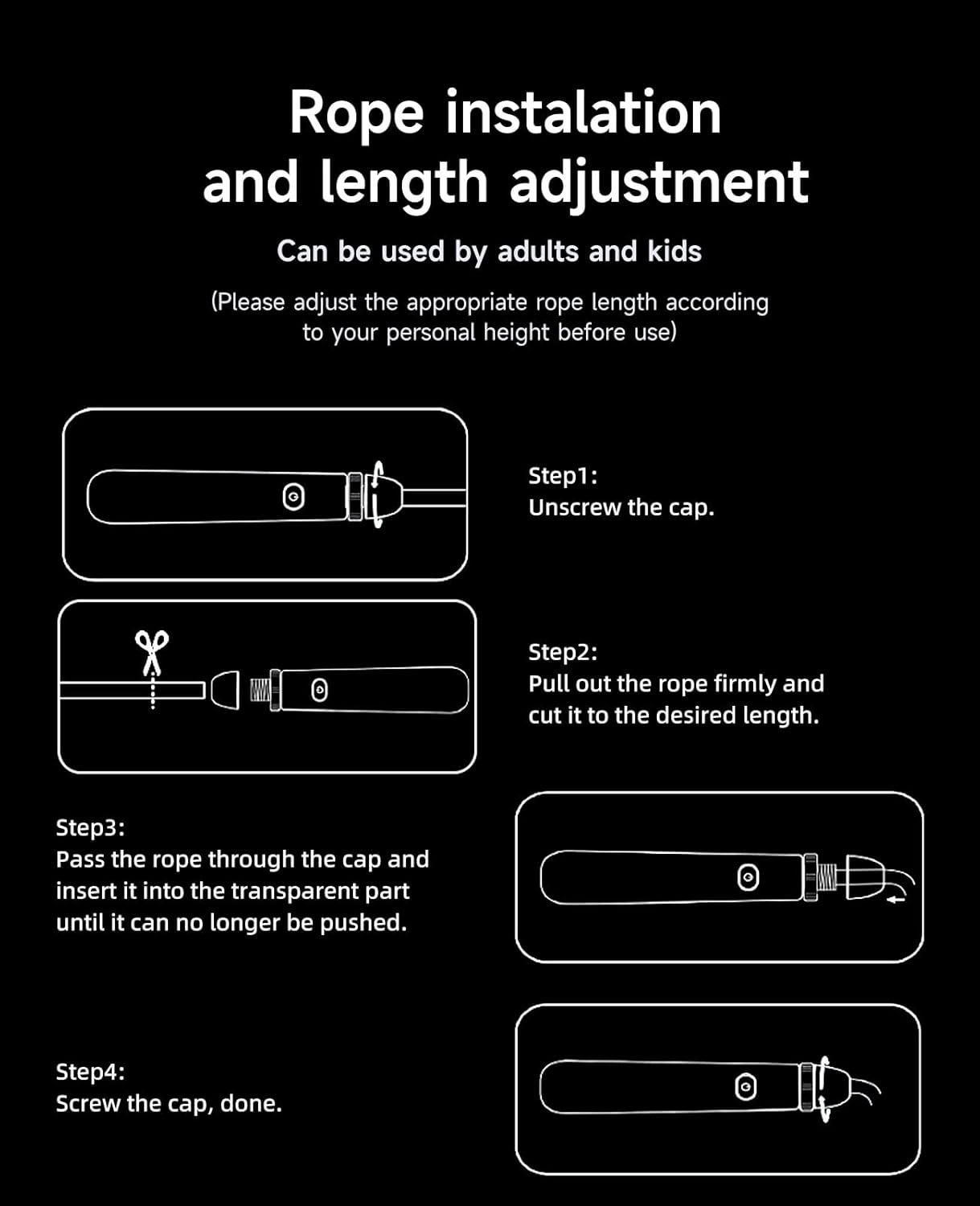 LED Light Up Jump Rope for Kids and Adult, Adjustable Glowing Skipping Rope for Boys and Girls, Colorful Luminous Jumping Rope for Fitness and Workout - Image 6