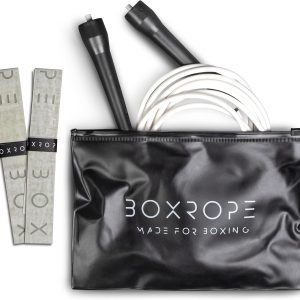 A Jump Rope Made For Boxing, Tangle-Free, 15% Heavier Than A Normal PVC Rope, Boxer Jump Rope, Adjustable, Includes Grip Tapes For More Grip, Skipping Rope for Boxers, Premium Quality
