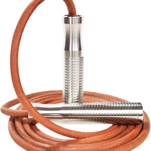 Ahomie Weighted Jump Rope, Heavy Jumping Rope for Women, Men Fitness and Endurance Training, Adjustable Bold Rope, Stainless Steel Non-Slip Handles