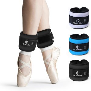 Ankle Weights for Women & Men – 1lb/2lb/3lb Pairs for Walking, Running, Yoga, Fitness – Premium Ice Silk Fabric – Comfortable, Durable & Tear Resistant