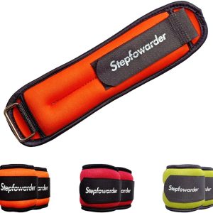 Ankle Weights for Women Men Kids a Pair Available in 0.65Lb 1.0Lb 2.0Lbs Each, Double Wings Wrist Weights with Adjustable Strap for Running Jogging Gym Dance Cardio Fitness