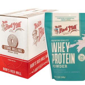 Bob’s Red Mill Whey Protein Concentrate, 12oz (Pack of 4) – Keto Friendly, Kosher