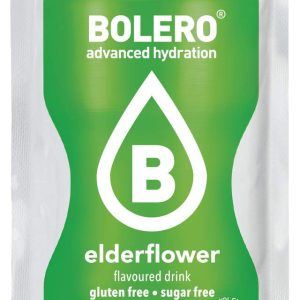 Bolero- Sugar Free Drink Mix Packets Elderflower Fruit Flavors | Powdered Flavored Water Packets | 12 Large Sachet On The Go Packets